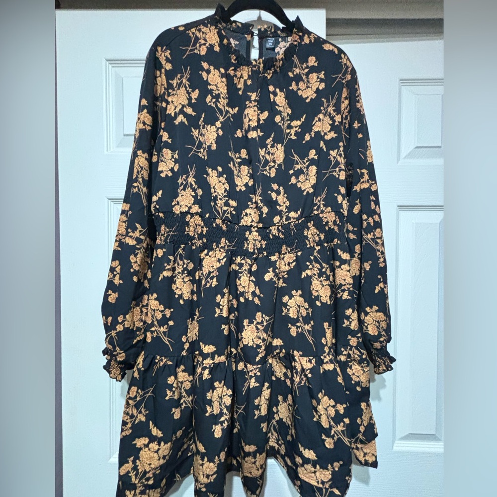SHEIN Floral Fall Dress 🍂🤎 - Picture 9 of 12
